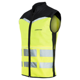 DAINESE Fluo yellow and black high visibility jacket with reflectors